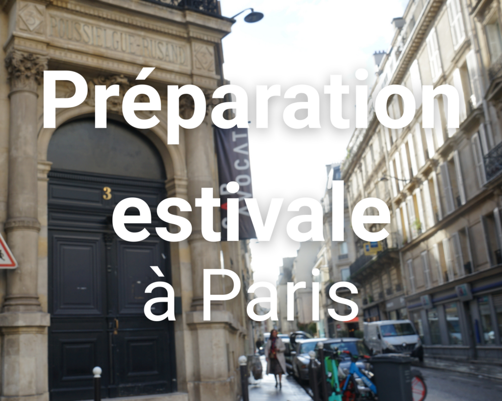Prépa estivale CRFPA à Paris – Programme intensif Capavocat pour réussir les épreuves du barreau