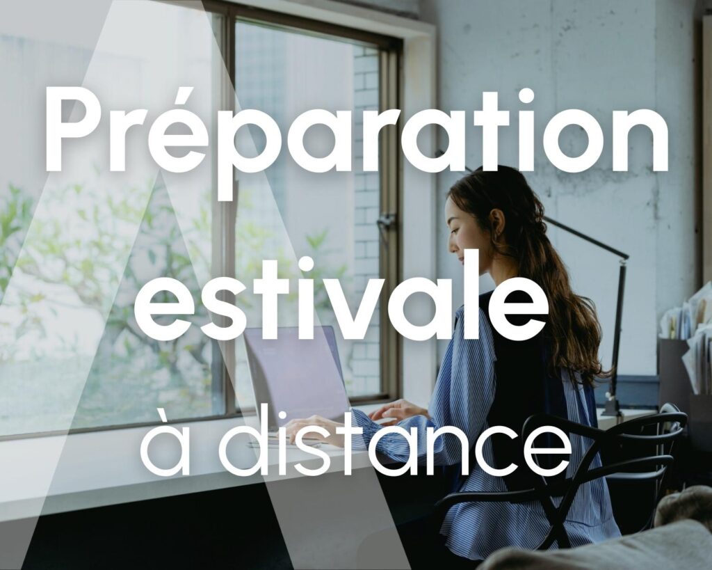 Profitez de l'excellence de notre prépa estivale partout en France avec notre format 100% à distance et nos replays illimités.